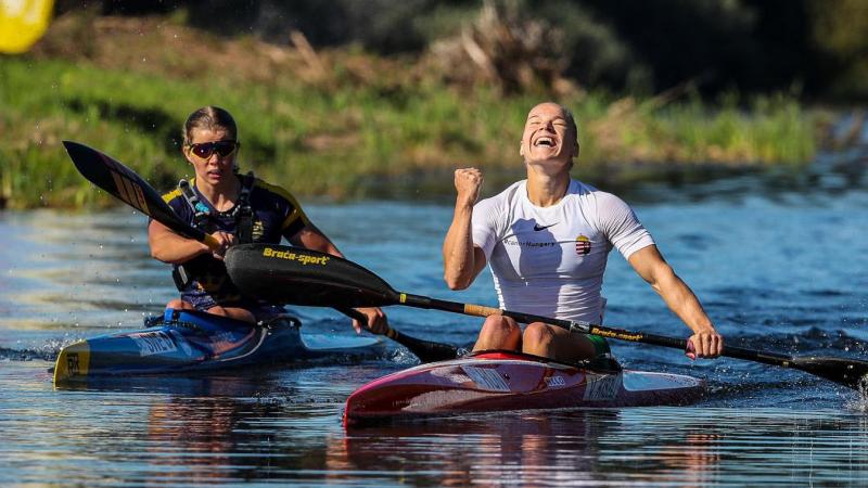 Kiszli Vanda a K2-es hajóban Európa-bajnoki aranyérmet nyert!