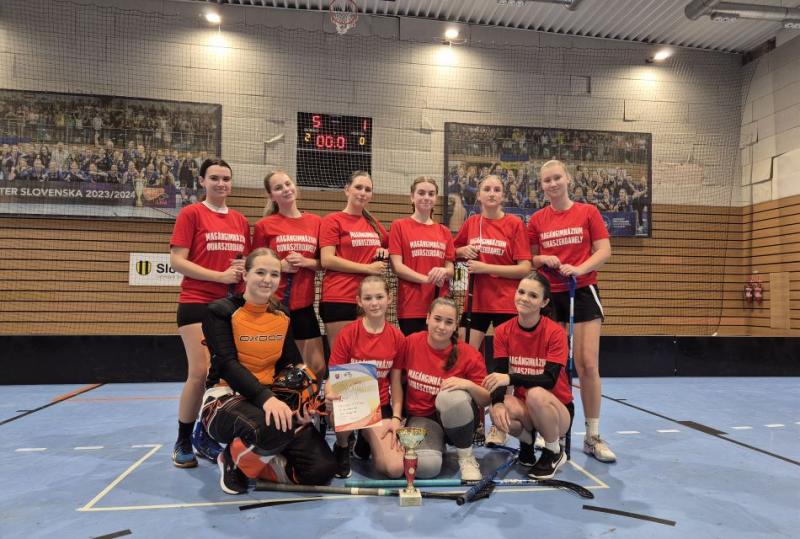 A dunaszerdahelyi magángimnázium floorballcsapata a járási bajnokság győztese lett, ezzel pedig új fejezetet nyitott a sporttörténetükben, hiszen a lányok kitartásukkal és tehetségükkel kiemelkedtek a mezőnyből.